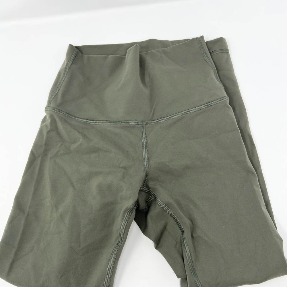 - Lululemon leggings olive green size 4 cropped